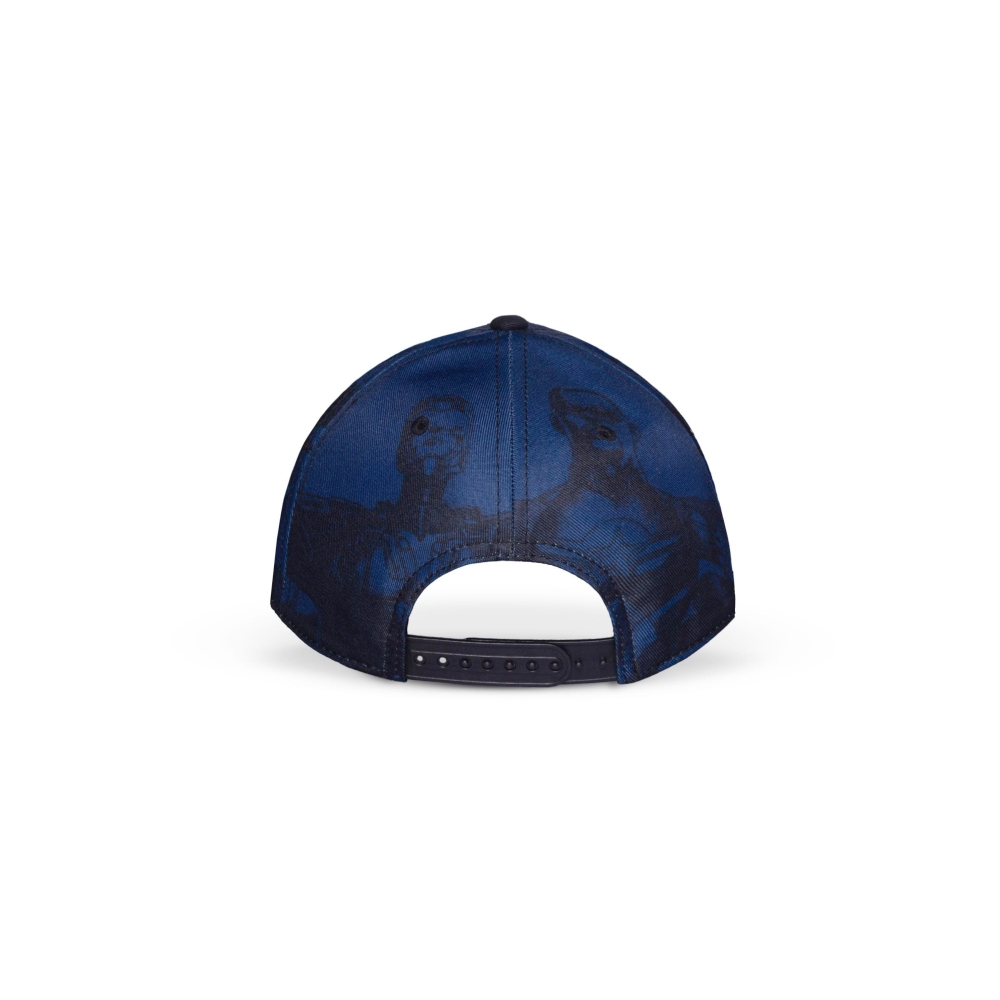 Marvel Captain America - All Over Print Casquette ajustable - Bleu/Noir
